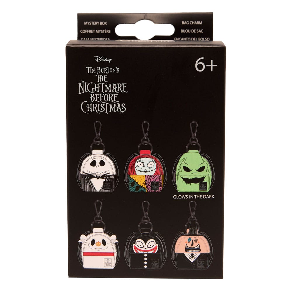 Pesadilla antes de Navidad by Loungefly encantos del bolso Mystery Box Expositor (15)
