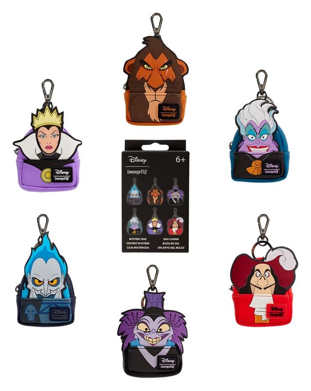Disney by Loungefly Llavero Blind Box Villains Mini Backpack Surtido (15) Frikytopia