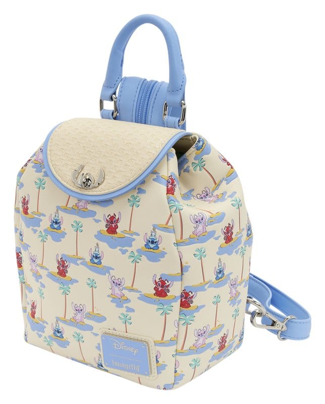 Lilo & Stitch by Loungefly Mochila Micro Stitch, Angel, & Leroy