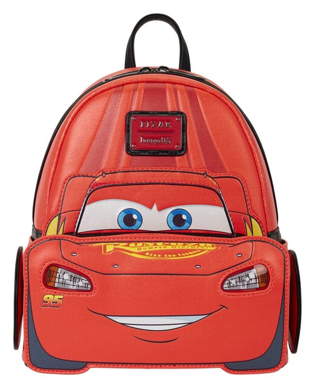 Cars by Loungefly Mini Mochila 20th Anniversary Lightning McQueen Metallic LightUp