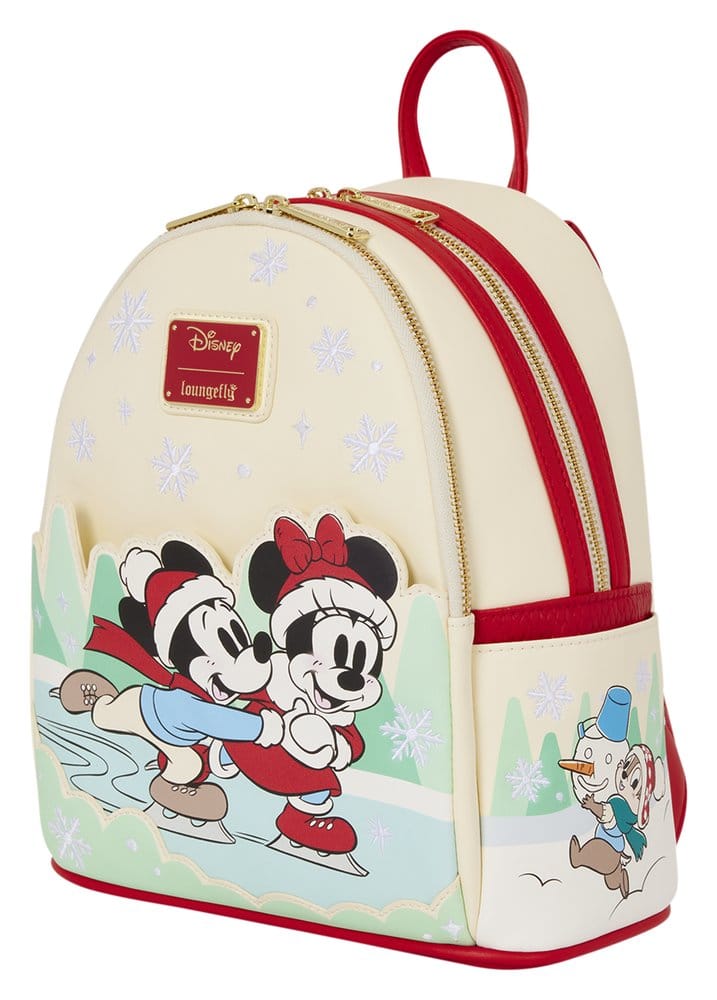 Mickey & Friends by Loungefly Mini Mochila con soporte para diadema Ice Skating