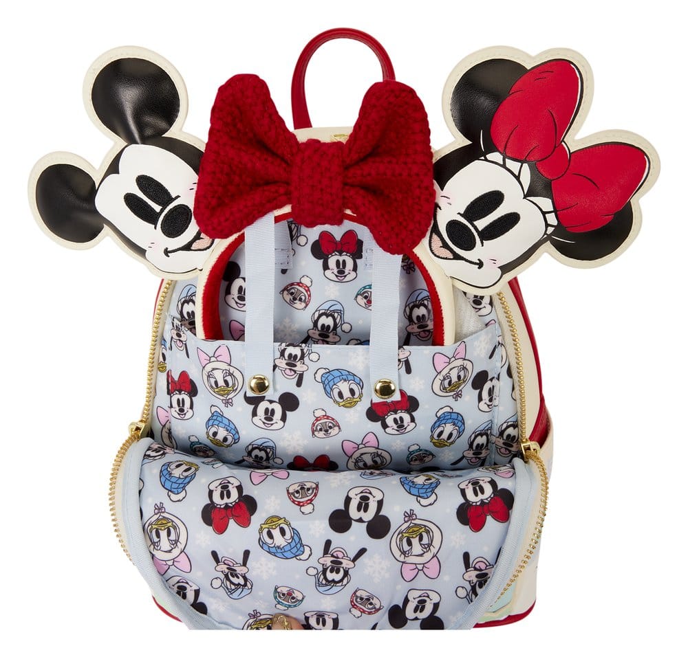 Mickey & Friends by Loungefly Mini Mochila con soporte para diadema Ice Skating