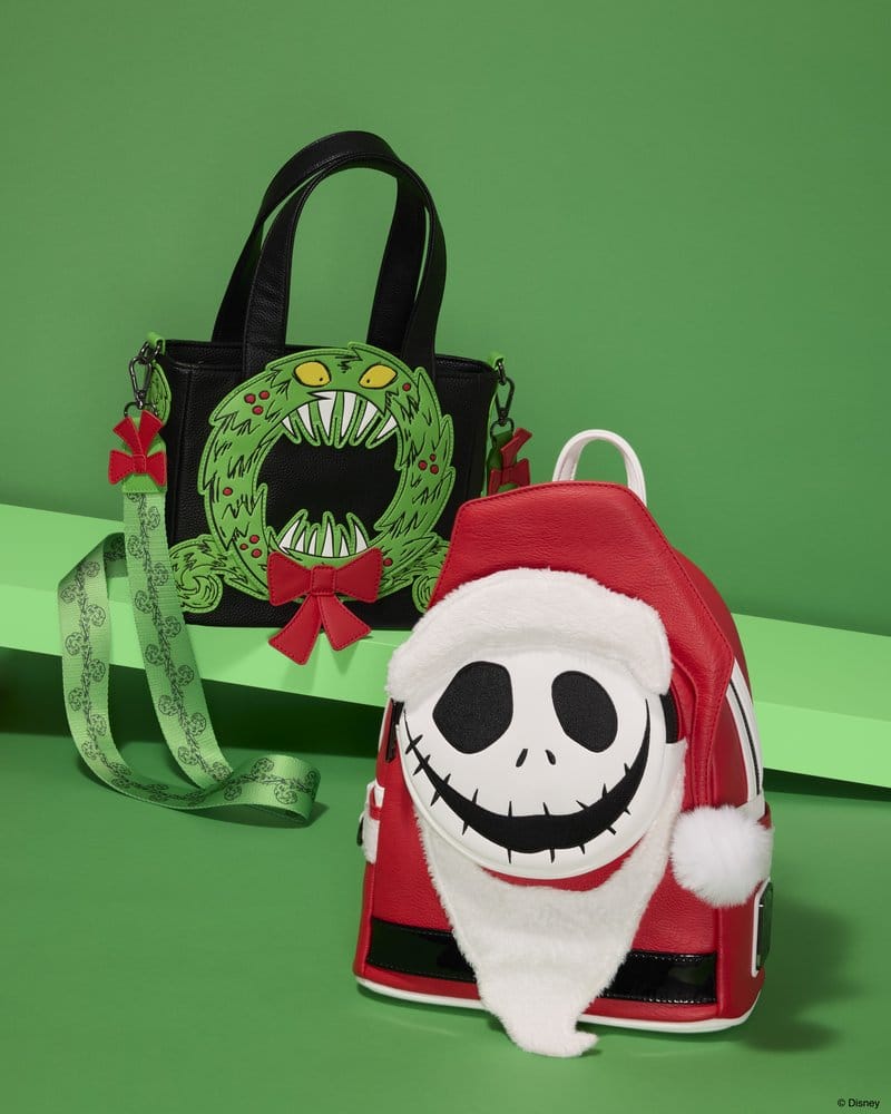 Mochila Jack Skellington Pesadilla Antes de Navidad Disney Loungefly 26cm