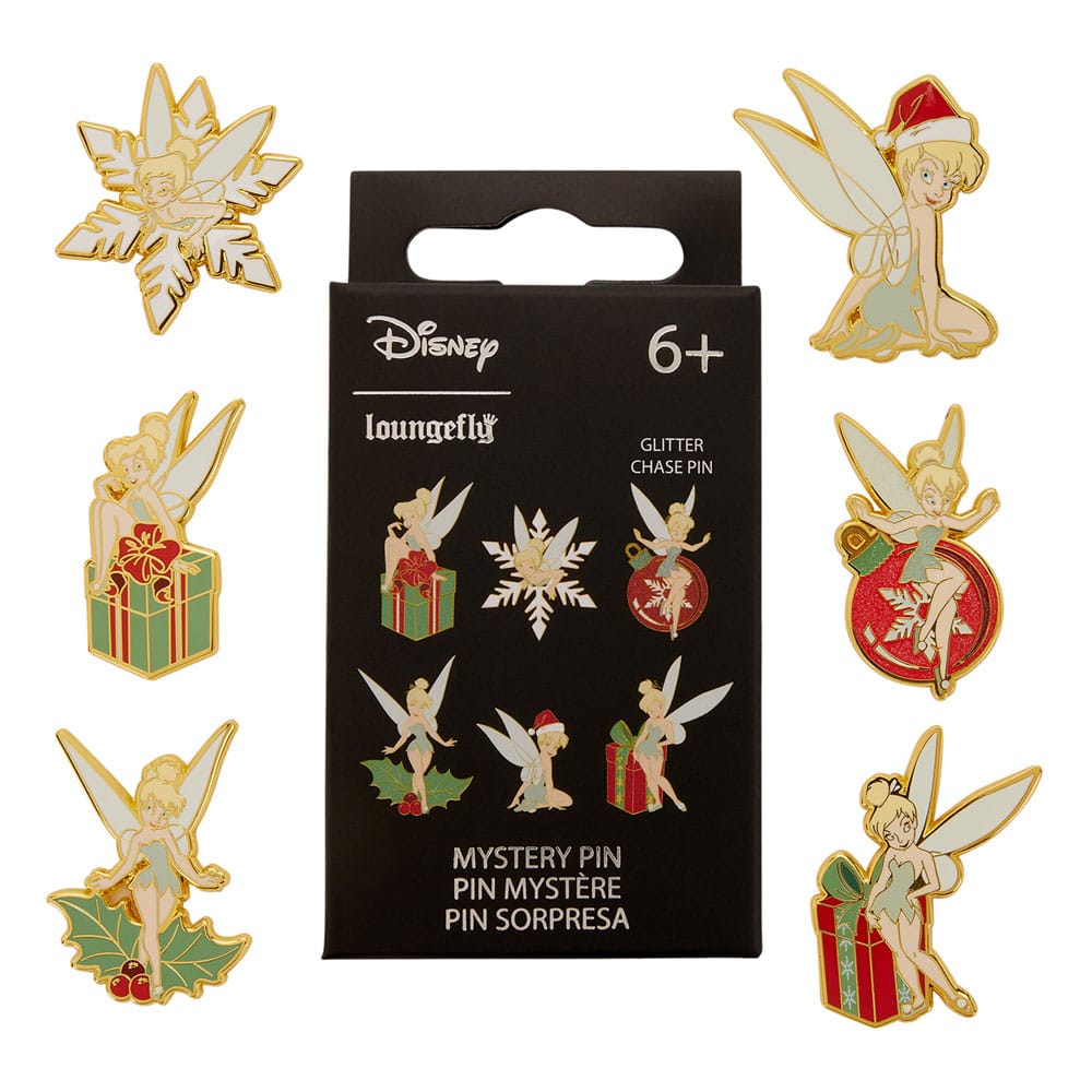 Disney by Loungefly Chapas esmaltadas Blind Box Tinker Bell Holiday Surtido (12) Frikytopia
