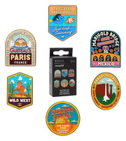Disney Pixar Chapas esmaltadas NATIONAL PARK STICKER MYPIN Blind Expositor (12)