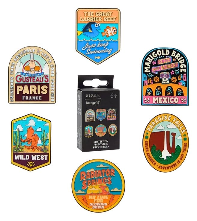 Disney Pixar Chapas esmaltadas NATIONAL PARK STICKER MYPIN Blind Expositor (12) Frikytopia
