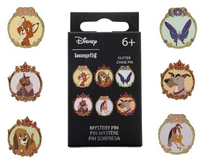 Tod y Toby by Loungefly Chapas esmaltadas Blind Expositor (12) Frikytopia