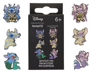 Lilo & Stitch by Loungefly Chapas esmaltadas Stitch & Angel Halloween Costumes Blind Expositor (12)
