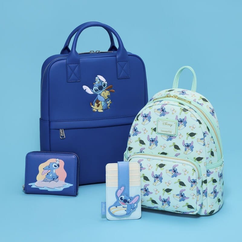 Disney by Loungefly Carterita de Carné Lilo & Stitch Animal Friends Surfing