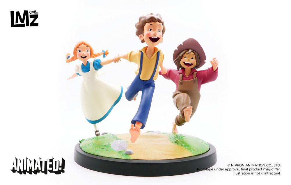 Las Aventuras de Tom Sawyer Estatua Animated! Tom, Huck & Becky 23 cm Frikytopia
