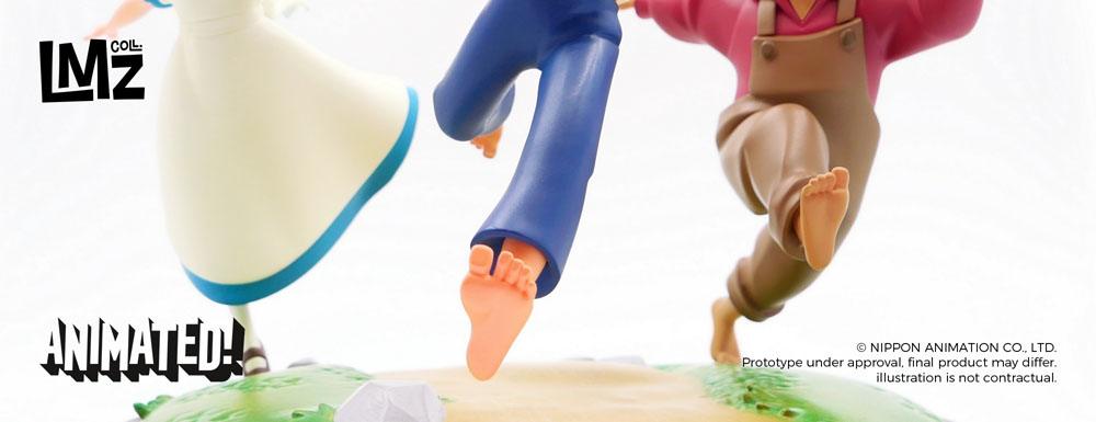Las Aventuras de Tom Sawyer Estatua Animated! Tom, Huck & Becky 23 cm