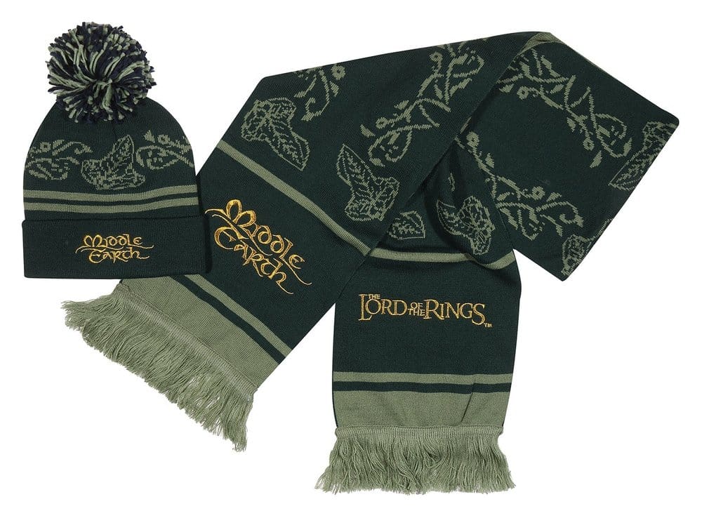 El Señor de los Anillos Set de Gorro Beanie & Bufanda