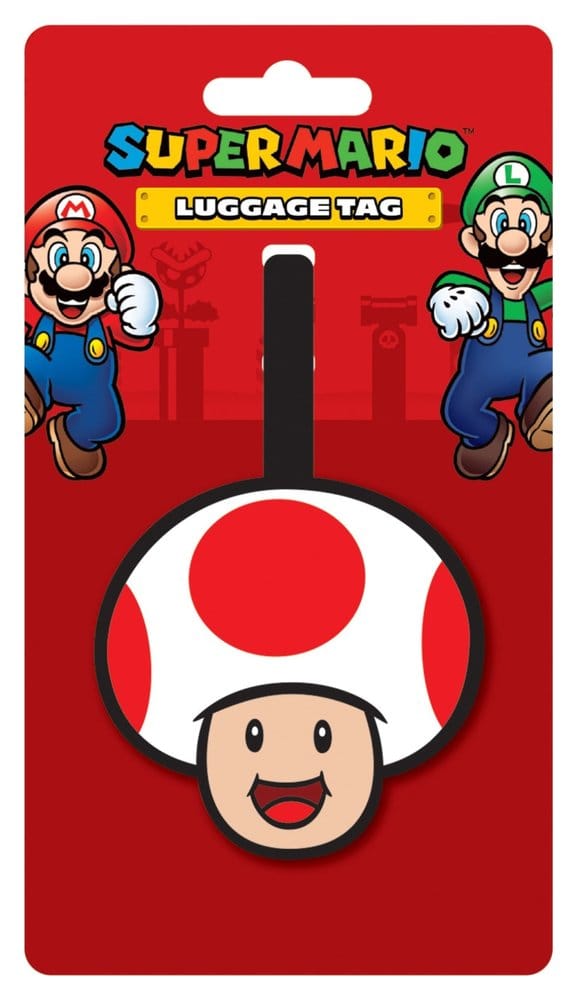 Super Mario Etiqueta de Equipaje (Toad) Frikytopia