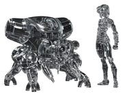 Ghost in the Shell Maqueta Plastic Model Kit PLAMAX minimum factory Motoko Kusanagi con Fuchikoma: Thermoptic Camouflage Ver. 8 cm