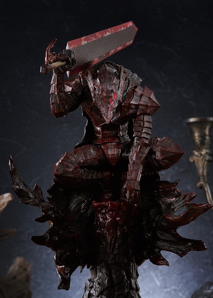 Berserk Pop Up Parade Figura PVC Guts (Berserker Armor): Bloody Paint Ver. L Size 28 cm
