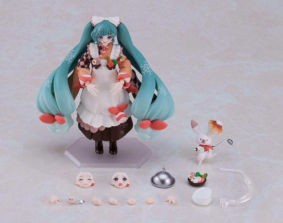 Character Vocal Series 01: Hatsune Miku Figura Figma Snow Miku: Winter Delicacy Ver. 14 cm