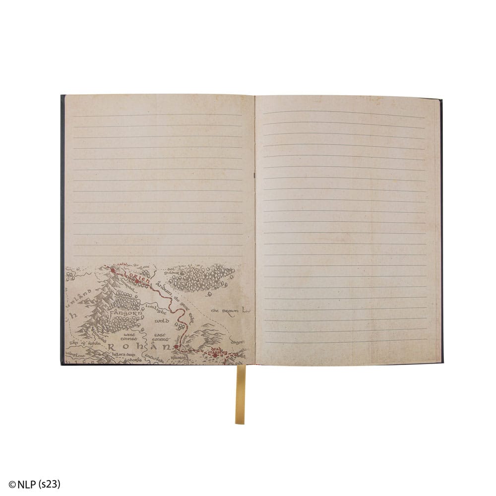 El Señor de los Anillos Libreta Map of Middle Earth