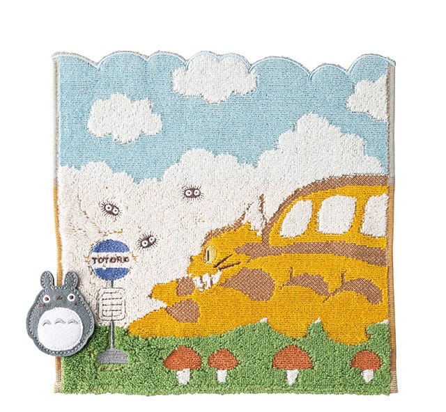 Mi vecino Totoro Mini Toalla Catbus on it's way 25 x 25 cm Frikytopia