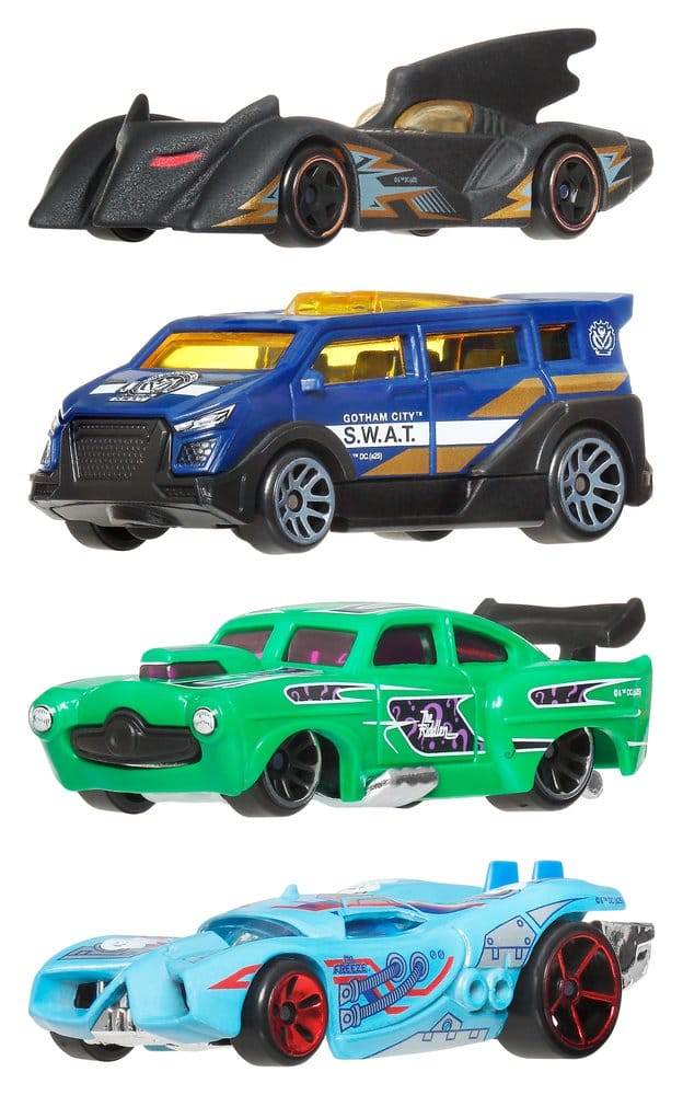 Batman Hot Wheels Silver Series Vehicles Die-Cast 1/64 979T Surtido (24)