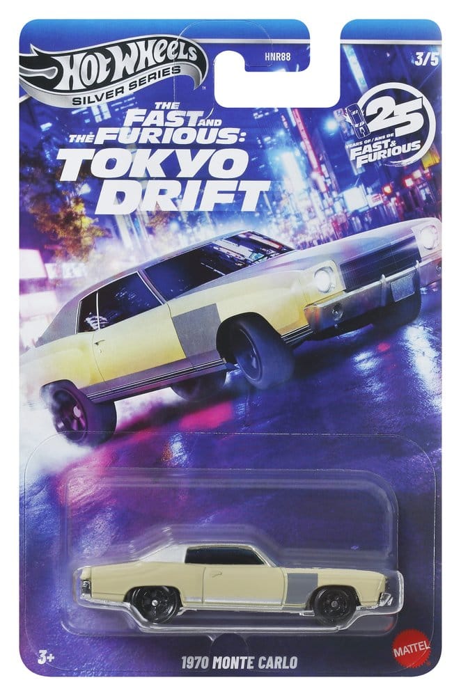 Fast & Furious Hot Wheels Silver Series Vehículos Die-Cast 1/64 979M Tokyo Drift Surtido  (24)