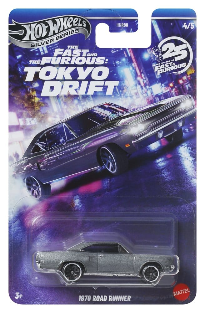Fast & Furious Hot Wheels Silver Series Vehículos Die-Cast 1/64 979M Tokyo Drift Surtido  (24)