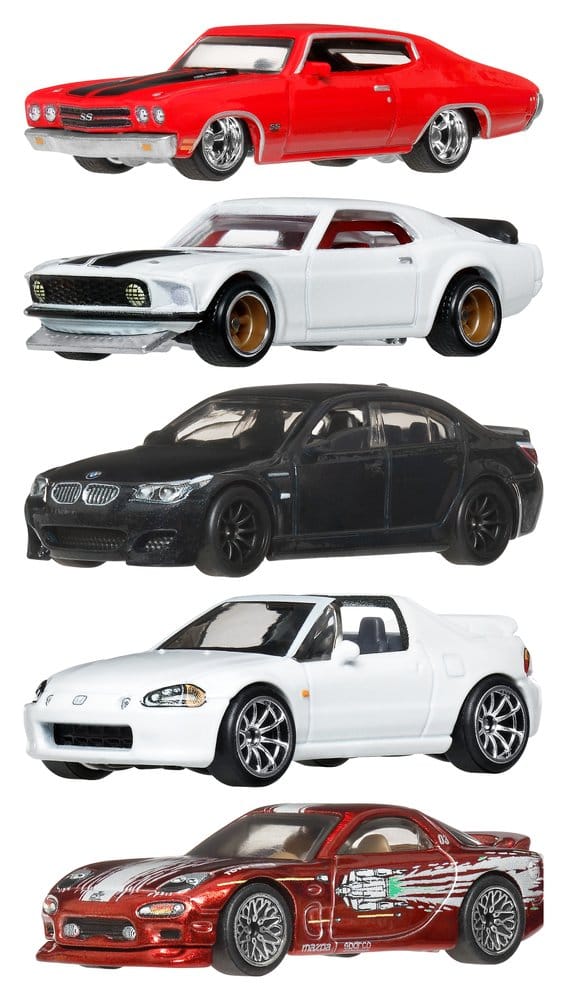 Fast & Furious Hot Wheels Premium Vehículos Die-Cast 1/64 979P Surtido (10)