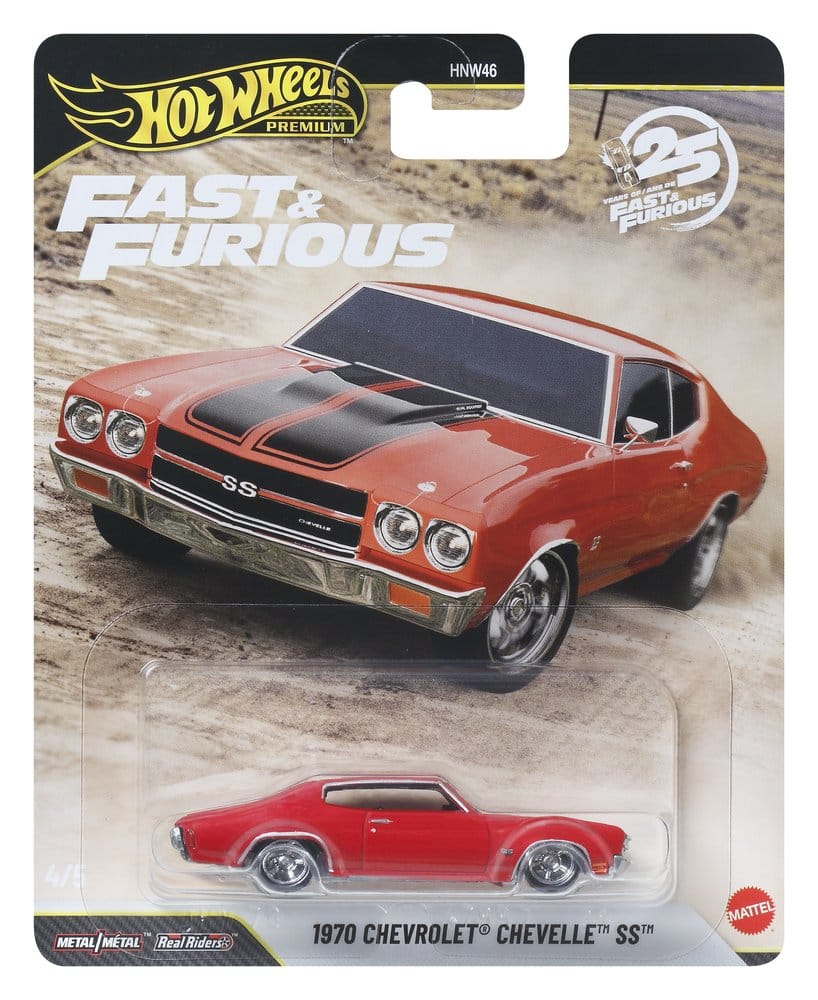 Fast & Furious Hot Wheels Premium Vehículos Die-Cast 1/64 979P Surtido (10)
