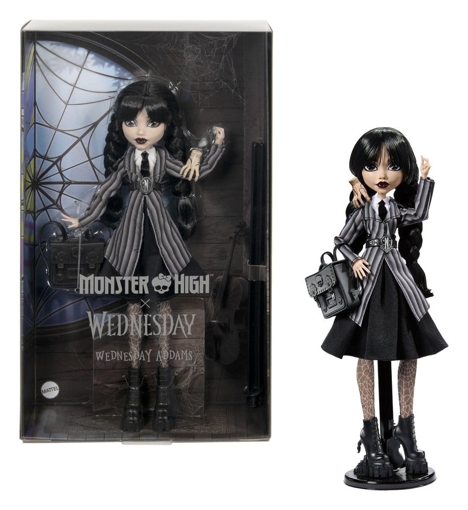Monster High x Wednesday Muñeca Wednesday Addams
