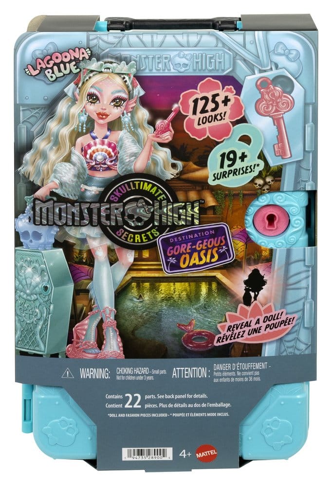 Monster High Skulltimate Secrets Muñeca Destination: Gore-geous Oasis - Lagoona Blue