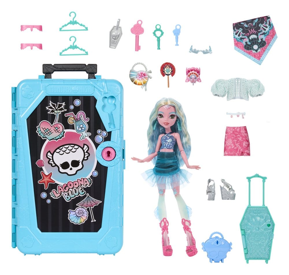 Monster High Skulltimate Secrets Muñeca Destination: Gore-geous Oasis - Lagoona Blue