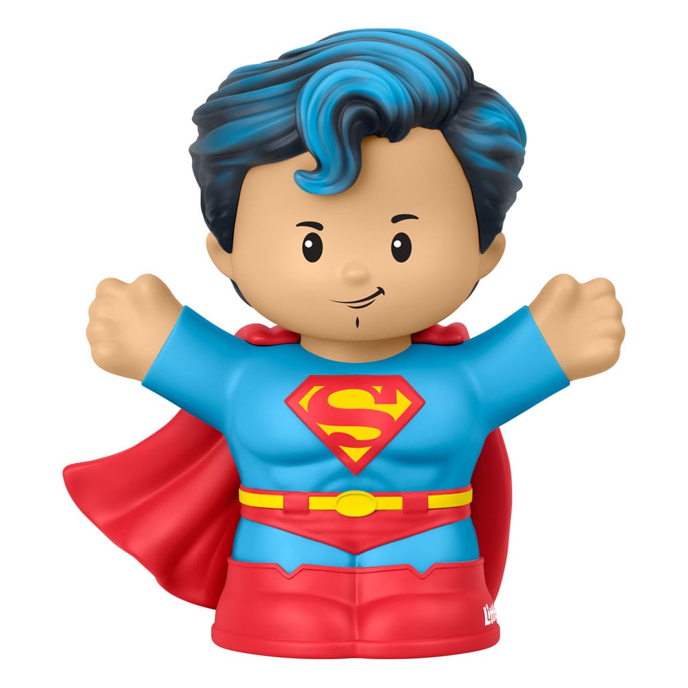 DC Comics Pack de 4 Minifiguras Fisher-Price Little People Collector Superman: Through the Ages 7 cm