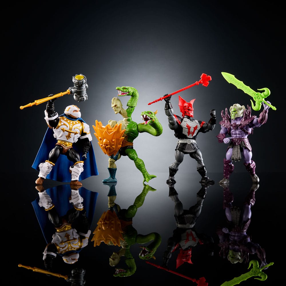 Masters of the Universe Origins Pack de 4 Figuras heo exclusive 14 cm