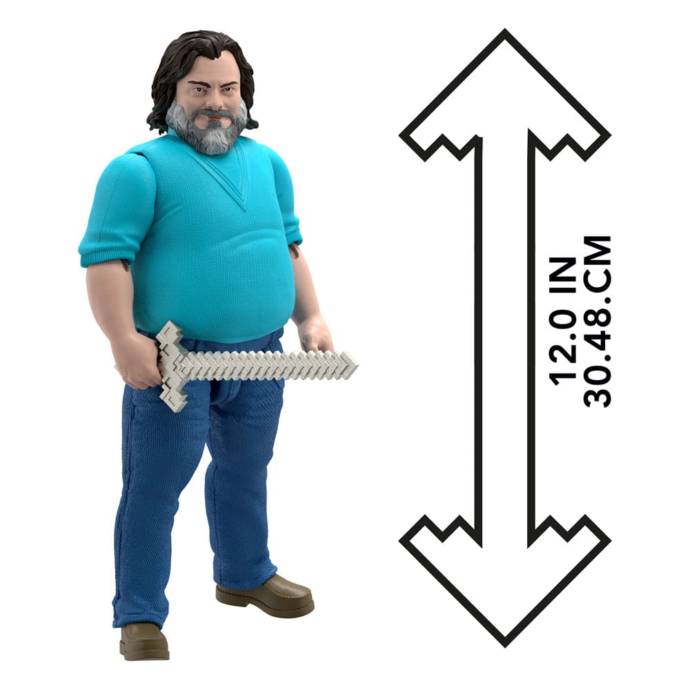 Una película de Minecraft Figura Large Steve 30 cm