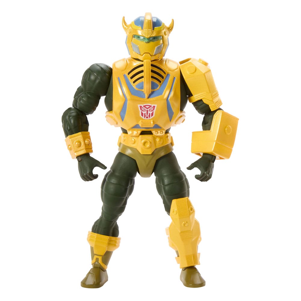 Masters of the Universe x Transformers Figura Bumblebee Armor Man-At-Arms heo European Exclusive 14 cm Frikytopia