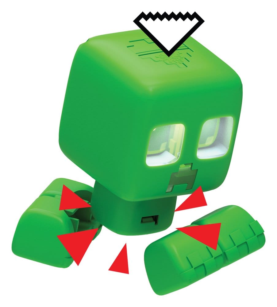 Minecraft Figura interactiva My Pet Creeper 14 cm