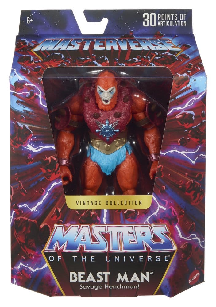Masters of the Universe Masterverse Figura Vintage Collection: Beast Man 18 cm