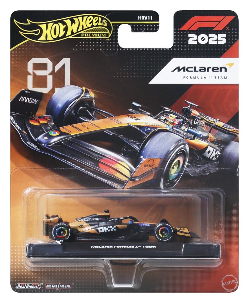 Fórmula 1 Hot Wheels Premium Vehículo Die-Cast 1:64 Team McLaren: Driver 1