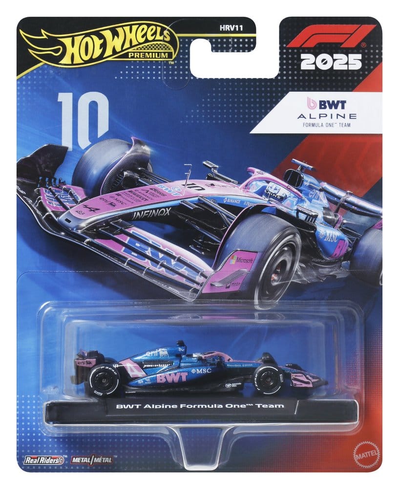 Fórmula 1 Hot Wheels Premium Vehículo Die-Cast 1:64 Team Alpine: Driver 1