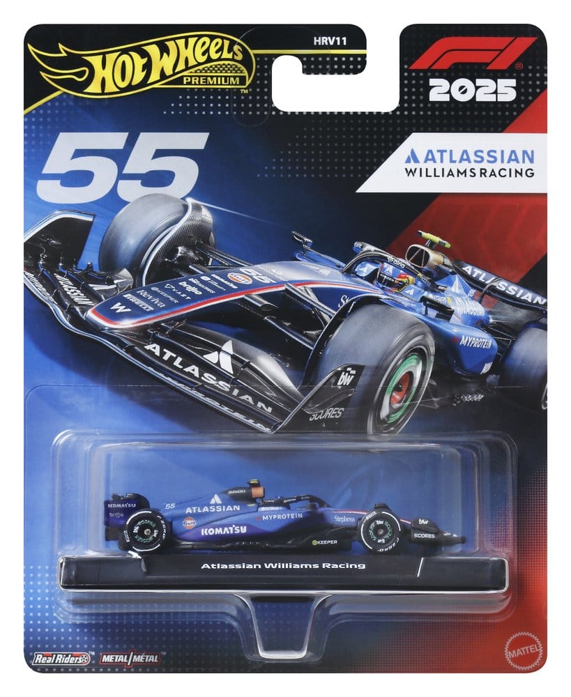 Fórmula 1 Hot Wheels Premium Vehículo Die-Cast 1:64 Team Williams: Driver 1