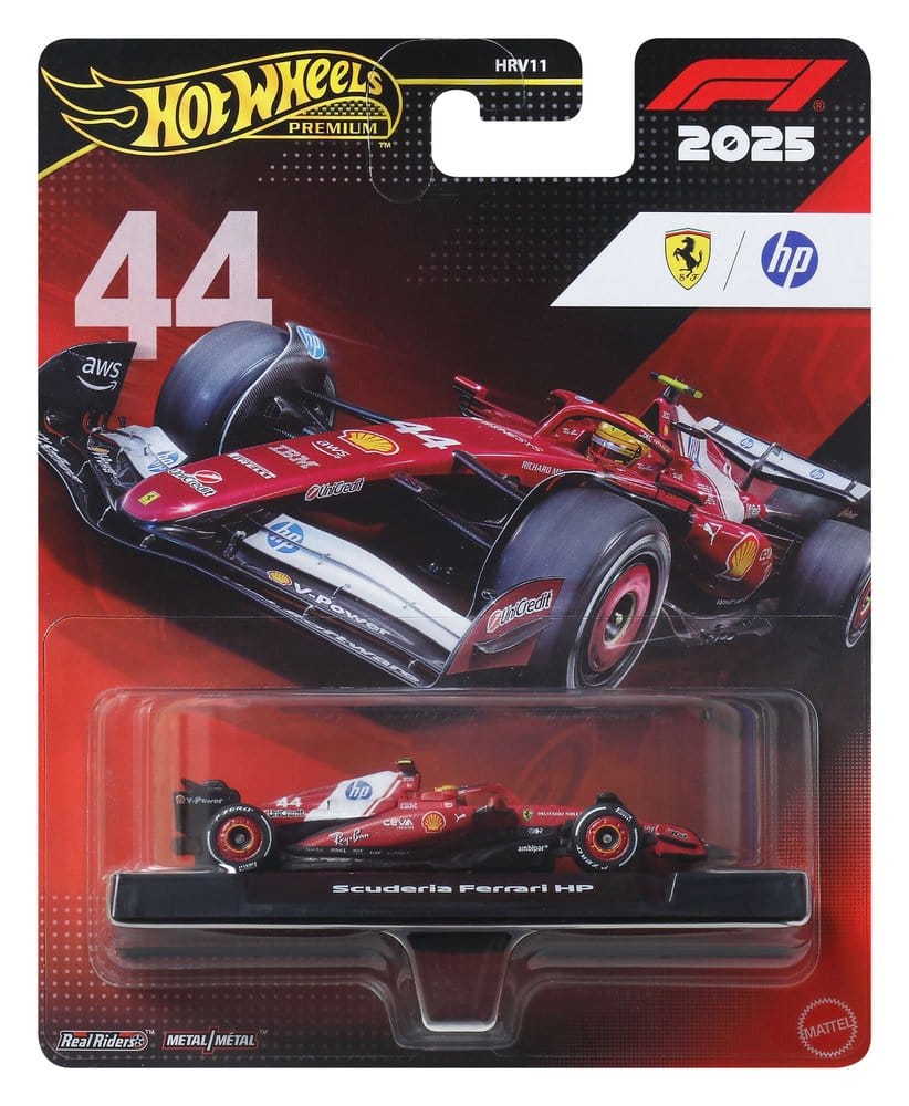 Fórmula 1 Hot Wheels Premium Vehículo Die-Cast 1/64 Team Ferrari: Driver 1