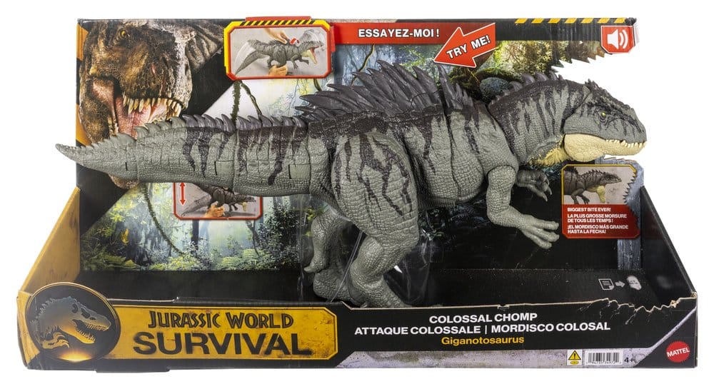 Jurassic World: Survival Figura Colossal Chomp Giganotosaurus 71 cm