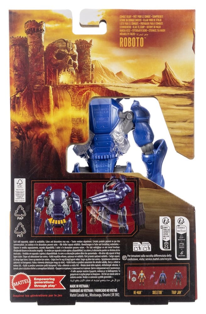 Masters of the Universe 2026 Movie Feature Figura Combat Ready Roboto 14 cm
