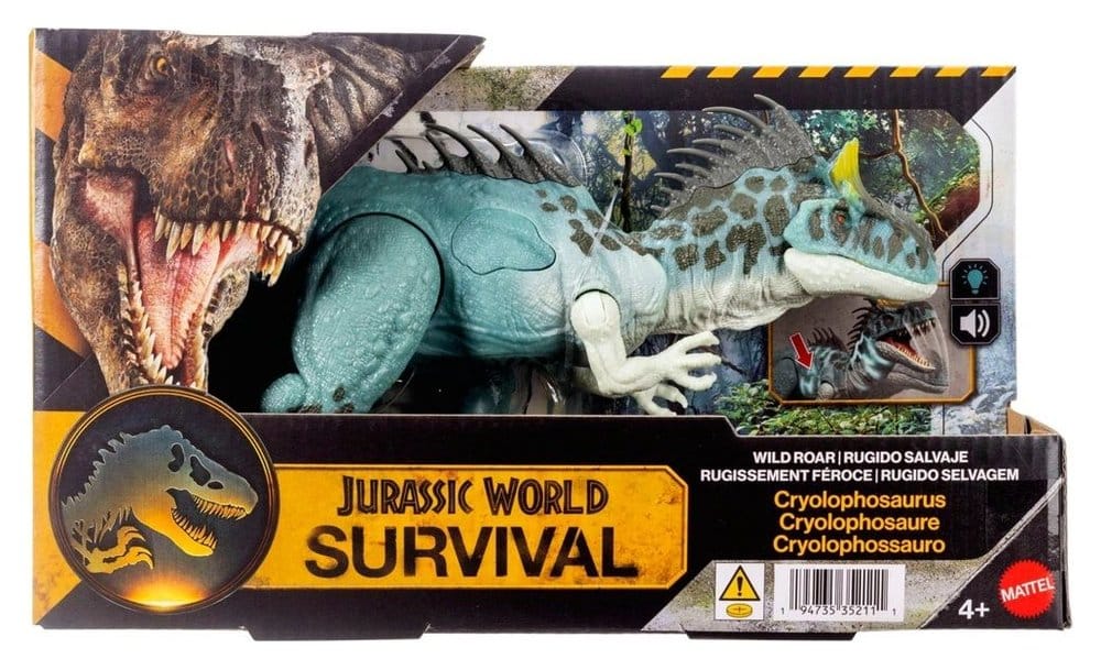 Jurassic World: Survival Figura Wild Roar Cryolophosaurus 37 cm