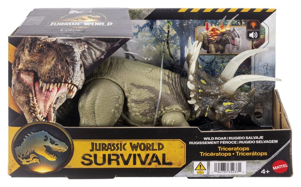 Jurassic World: Survival Figura Wild Roar Triceratops 31 cm
