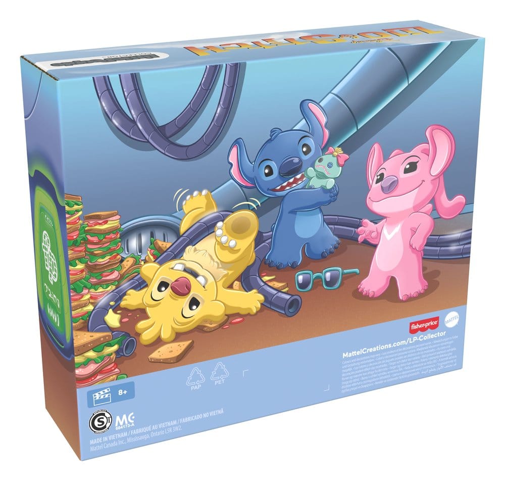 Lilo &amp; Stitch Little People Collector Pack de 3 Minifiguras Stitch &amp; The Cousins 7 cm