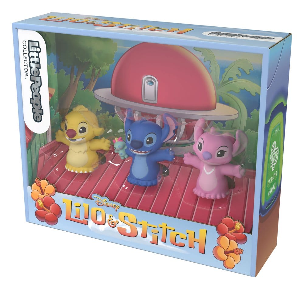 Lilo &amp; Stitch Little People Collector Pack de 3 Minifiguras Stitch &amp; The Cousins 7 cm