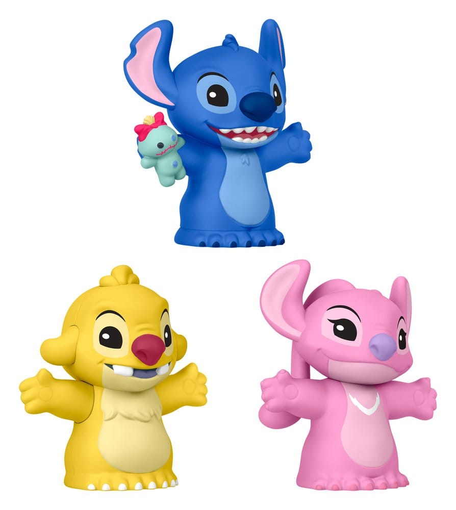 Lilo &amp; Stitch Little People Collector Pack de 3 Minifiguras Stitch &amp; The Cousins 7 cm