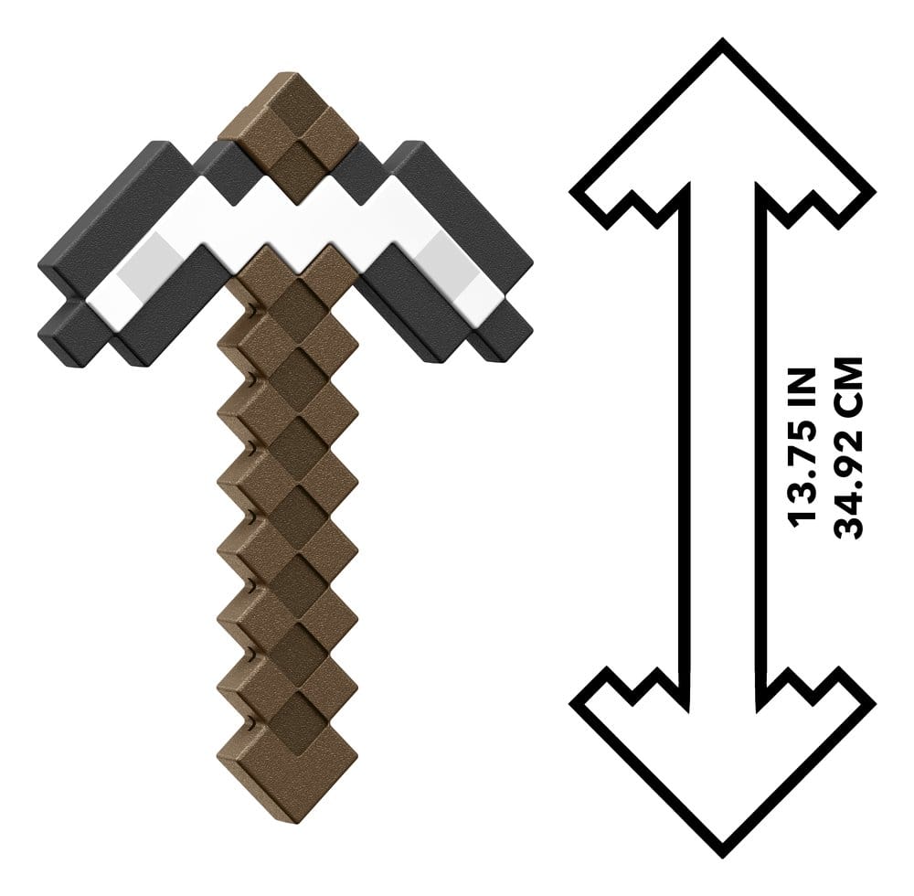 Minecraft Réplica Juego de Rol Iron Pickaxe 35 cm