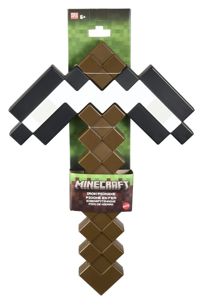 Minecraft Réplica Juego de Rol Iron Pickaxe 35 cm