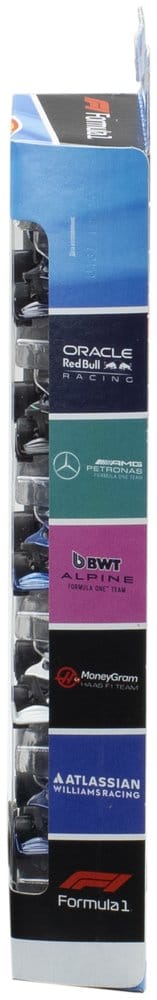 Blister 5 coches F1 Hot Wheels